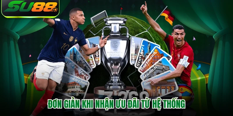 Đơn giản khi nhận ưu đãi từ hệ thống